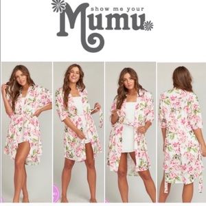 Show Me Your MuMu Garden of Blooms Floral S/S Robe